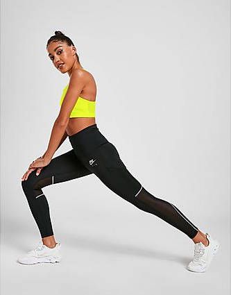 Nike Air Dri FIT 7/8 hardlooplegging met omvouwbare taille voor dames Black/White Dames