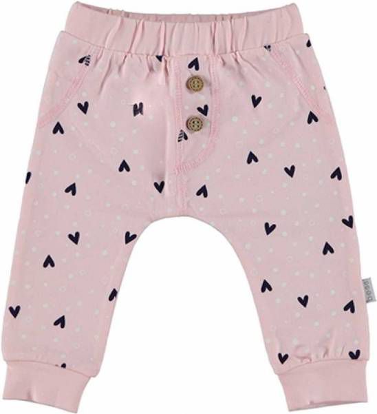 B*E*S*S B.E.S.S baby newborn broek Hearts met hartjes roze