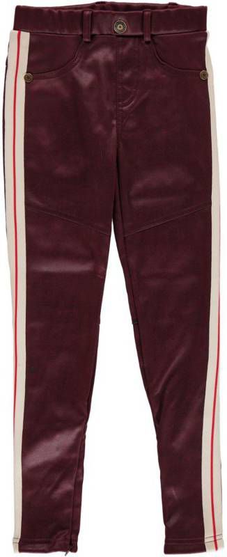 Flo ! Meisjes Tregging Maat 128 Bordeaux Rood Polyester