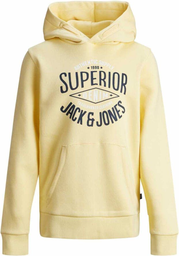 jack & jones ! Jongens Trui -- Geel Katoen/polyester