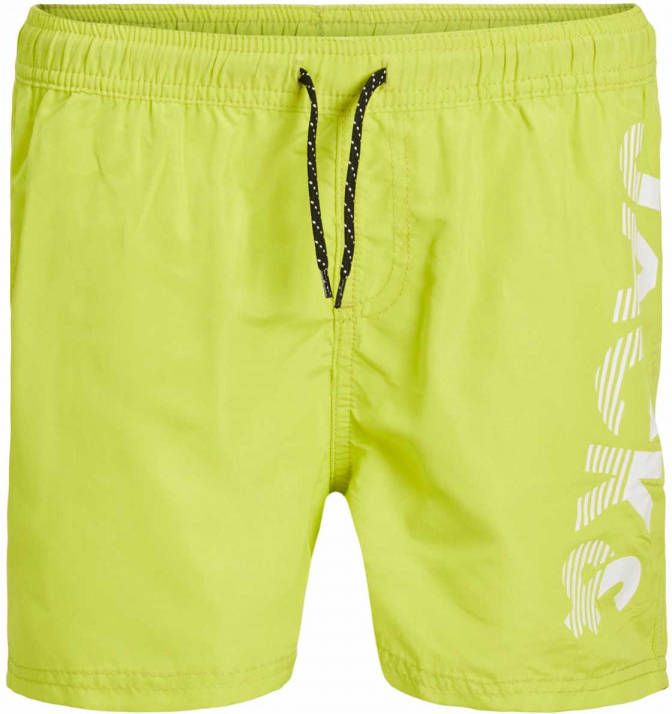 jack & jones ! Jongens Zwemshort -- Lime Polyester