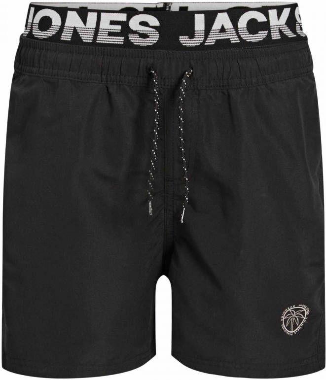 jack & jones ! Jongens Zwemshort -- Zwart Polyester