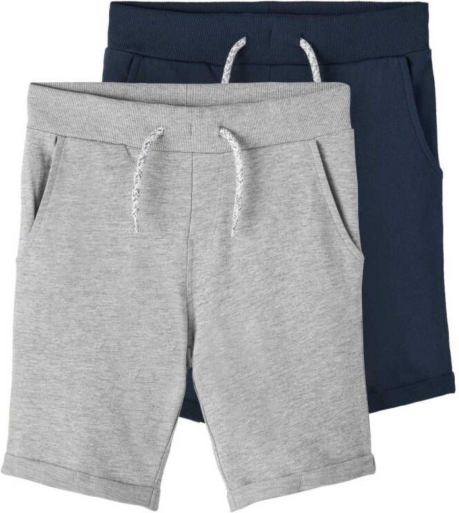 name it ! Jongens 2 Pack Bermuda -- Diverse Kleuren Katoen/viscose