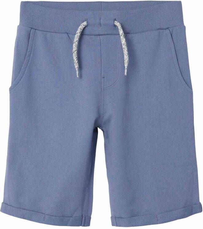 name it Shorts Boys Vermo Long Swe Shorts Unb F Donkerblauw
