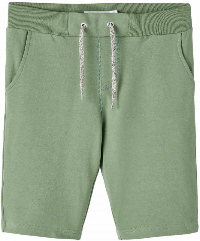 name it ! Jongens Bermuda -- Groen Katoen/elasthan