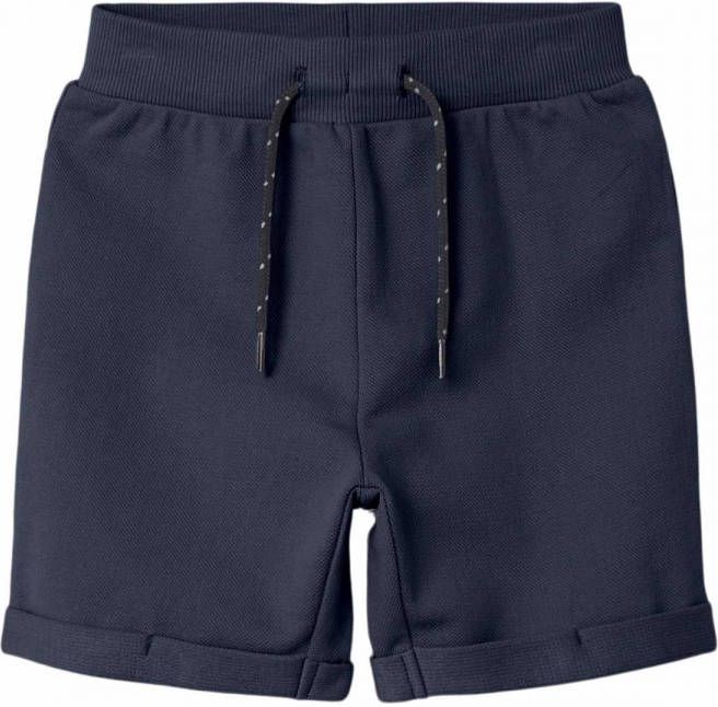NAME IT MINI regular fit sweatshort NMMVASSE donkerblauw