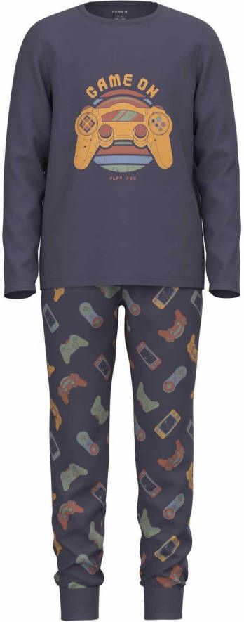name it ! Jongens Pyjama -- All Over Print Katoen/elasthan