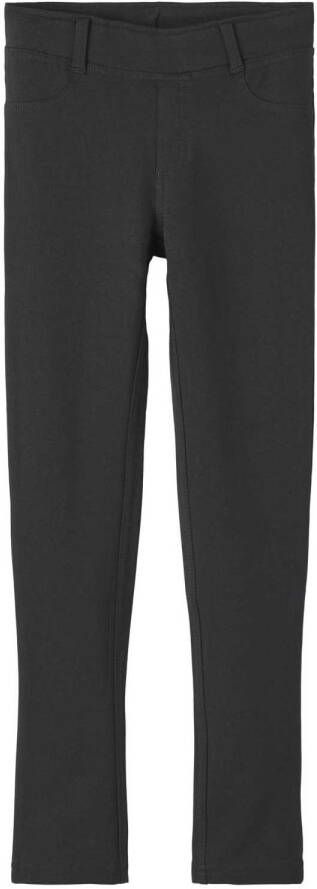 name it ! Meisjes Tregging -- Zwart Katoen/elasthan