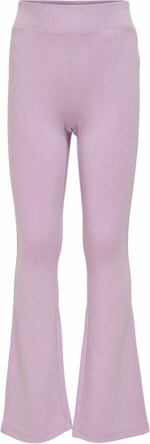 Kids Only ! Meisjes Tregging Maat 128 Lila Polyester/viscose/elasthan