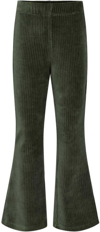 Only ! Meisjes Tregging -- Olijfgroen Katoen/polyester/elasthan