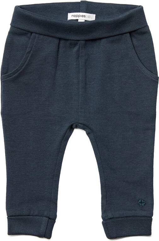 Noppies baby broek Humpie met biologisch katoen dark slate p558