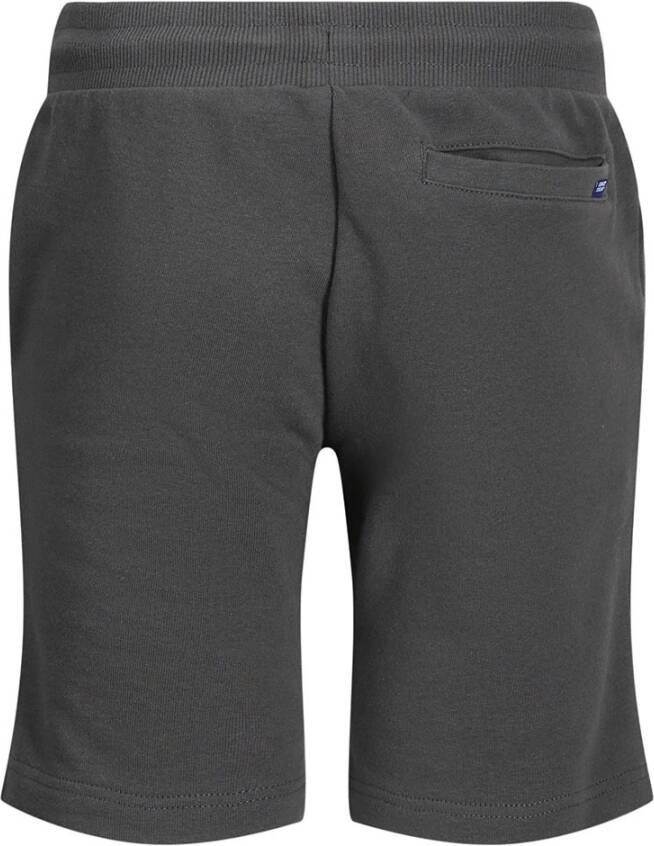 JACK & JONES JUNIOR sweatshort Shark met logo lichtgrijs