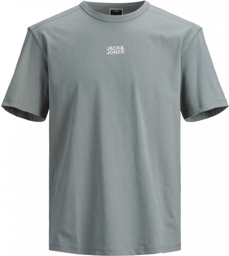 JACK & JONES JUNIOR T shirt JCOCLASSIC met logo grijs