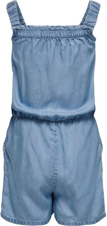 Only ! Meisjes Jumpsuit -- Denim Lyocell(natuurlijke vezel )