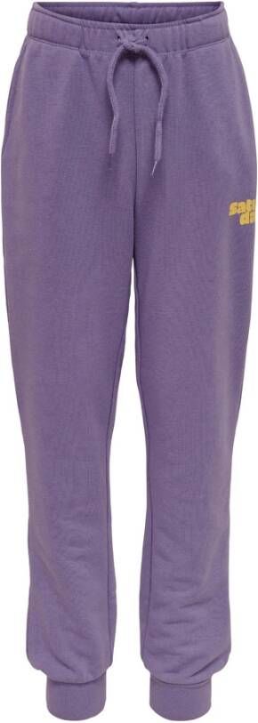Only ! Meisjes Lange Broek -- Violet Katoen/polyester