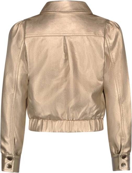 Like Flo Gouden Leren Jas Imi Leather Jacket