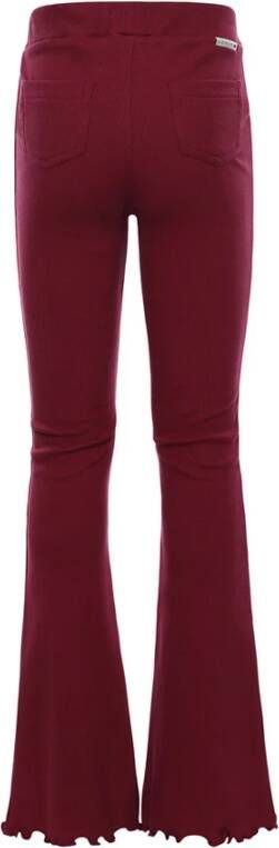 Looxs Revolution Flared broekje rib jersey merlot voor meisjes in de kleur