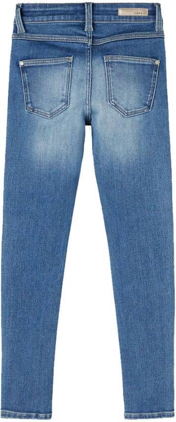 name it Nkfpolly Dnmtagis 2602 Pant , Blauw, Dames