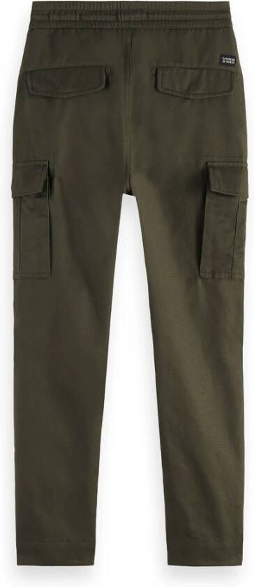 Scotch & Soda Loose tapered fit cargobroek van biologisch katoen