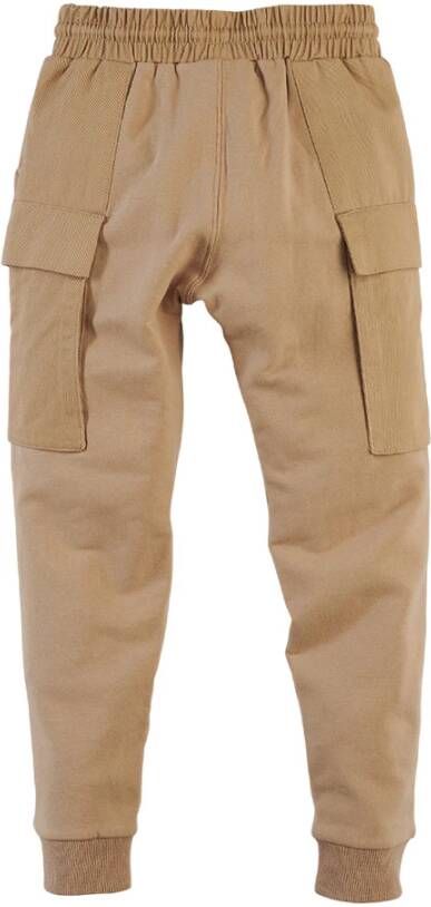 Z8 ! Jongens Lange Broek -- Zand Katoen/elasthan