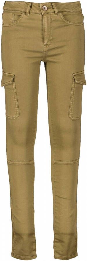 Garcia slim fit broek Rianna met biologisch katoen licht army groen