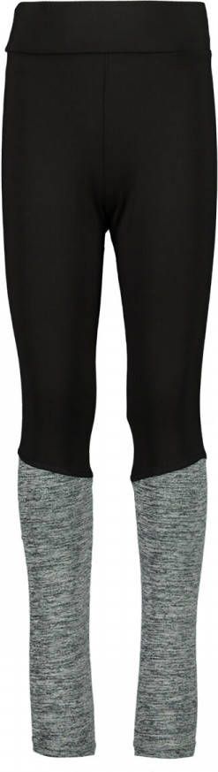 NAME IT KIDS legging NKFTUVLA zwart/grijs melange