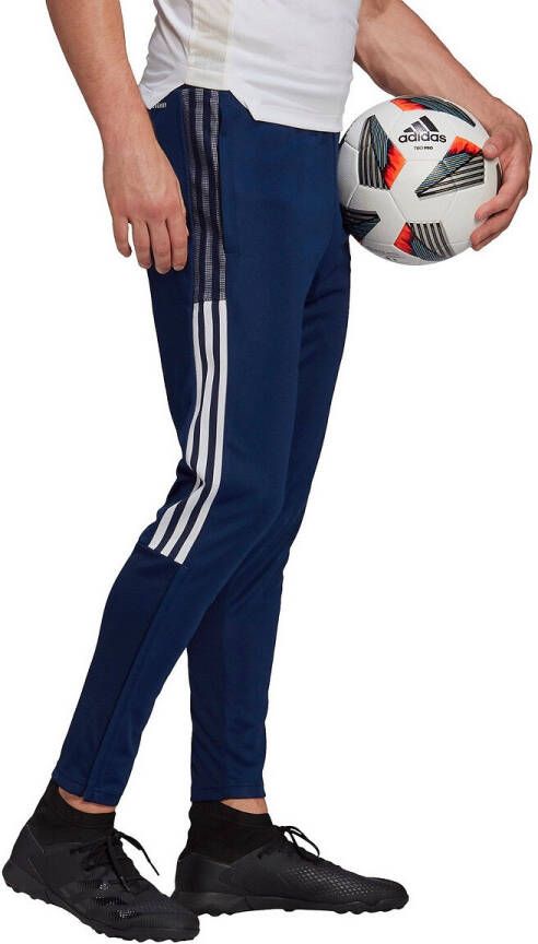 Adidas Performance Senior Tiro 21 trainingsbroek donkerblauw