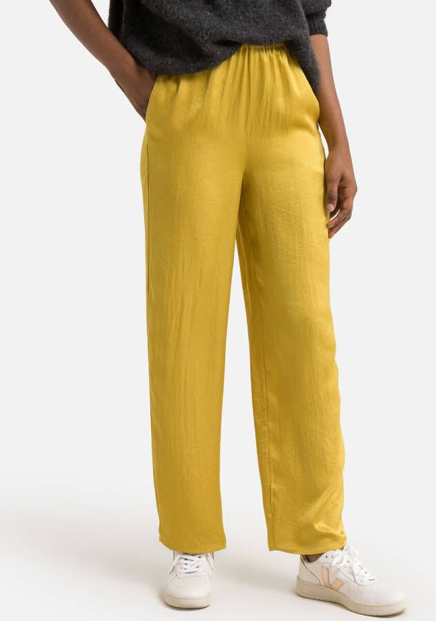 American vintage Broek met zakken , Geel, Dames