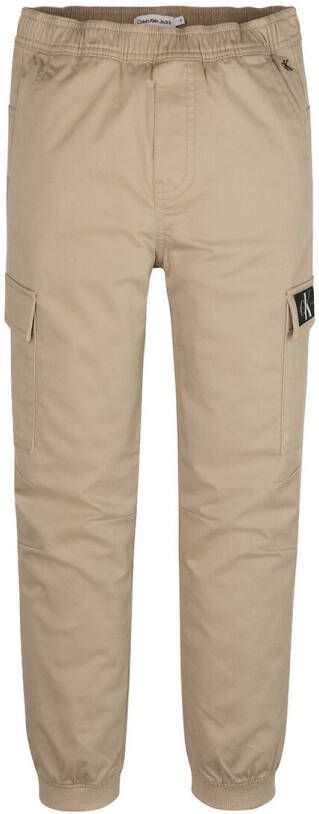 Calvin Klein Tapered fit cargobroek met steekzakken