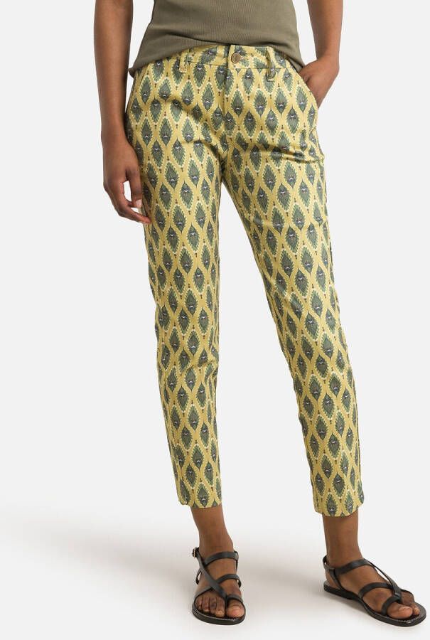 FREEMAN T. PORTER Bedrukte slim broek Alexa Cropped