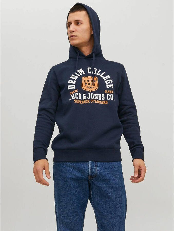 jack & jones Sweater Jack &amp, Jones JJELOGO SWEAT HOOD 2 COL