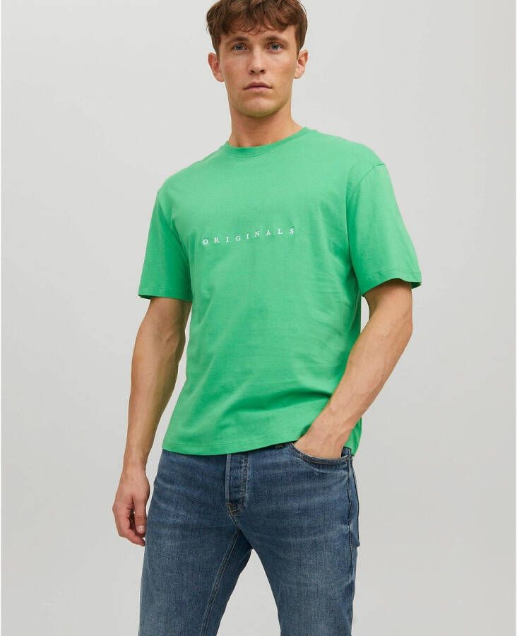 JACK & JONES ORIGINALS T shirt JORCOPENHAGEN met tekst black