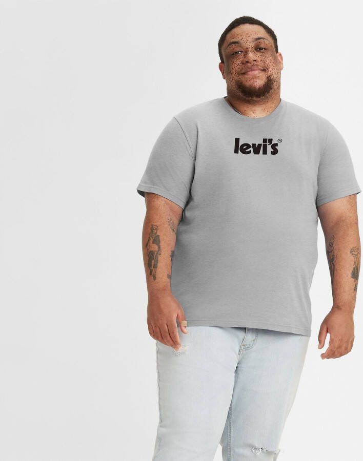 Levi's® Plus T shirt LE BIG SS RELAXED FIT TE met logo frontprint