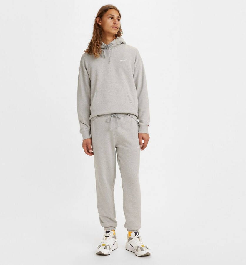 Levi's RED TAB gemêleerde unisex regular fit sweatpants lichtgrijs