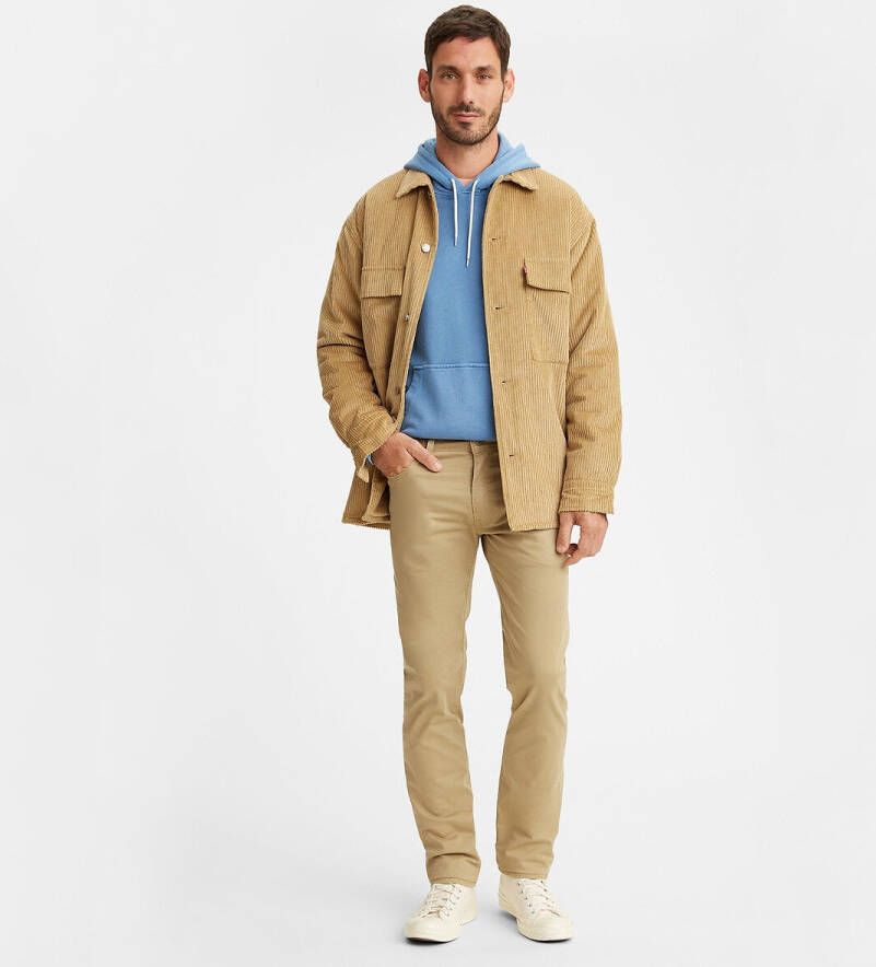 Levi's Trousers plain front and back pockets , Blauw, Heren