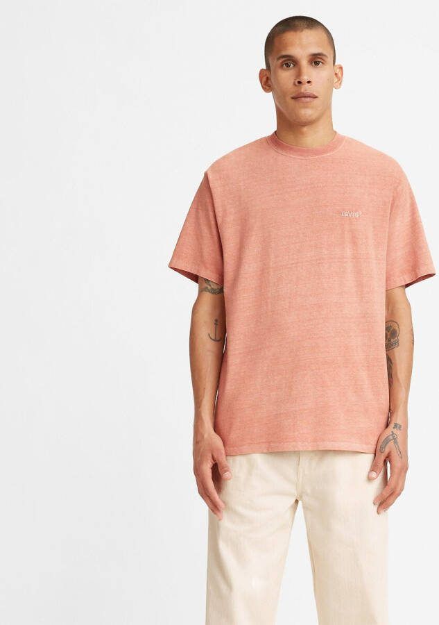 Levi's regular fit T shirt met logo natural dye light red b light red