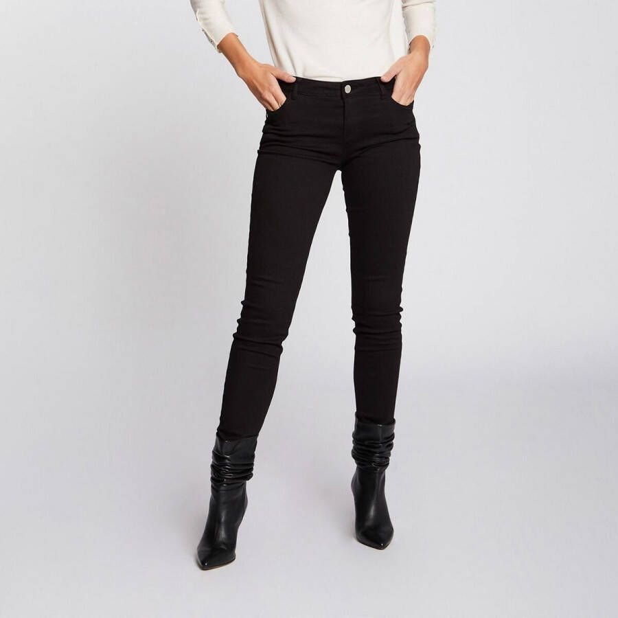 Morgan low waist skinny broek marine