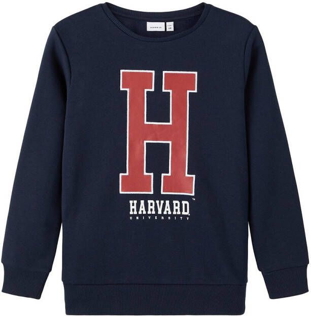 name it Sweater met ronde hals en print