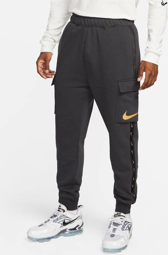 Nike Sportswear Repeat Cargobroek van fleece voor heren Zwart