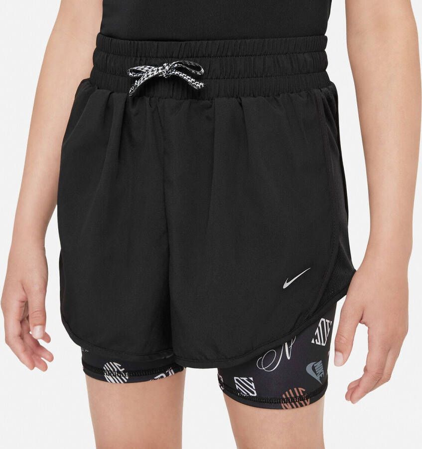 Nike Dri FIT Tempo Hardloopshorts voor meisjes Zwart