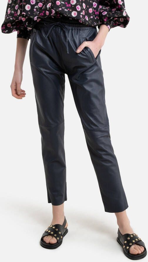 OAKWOOD Wijde broek in schapenleer Gift