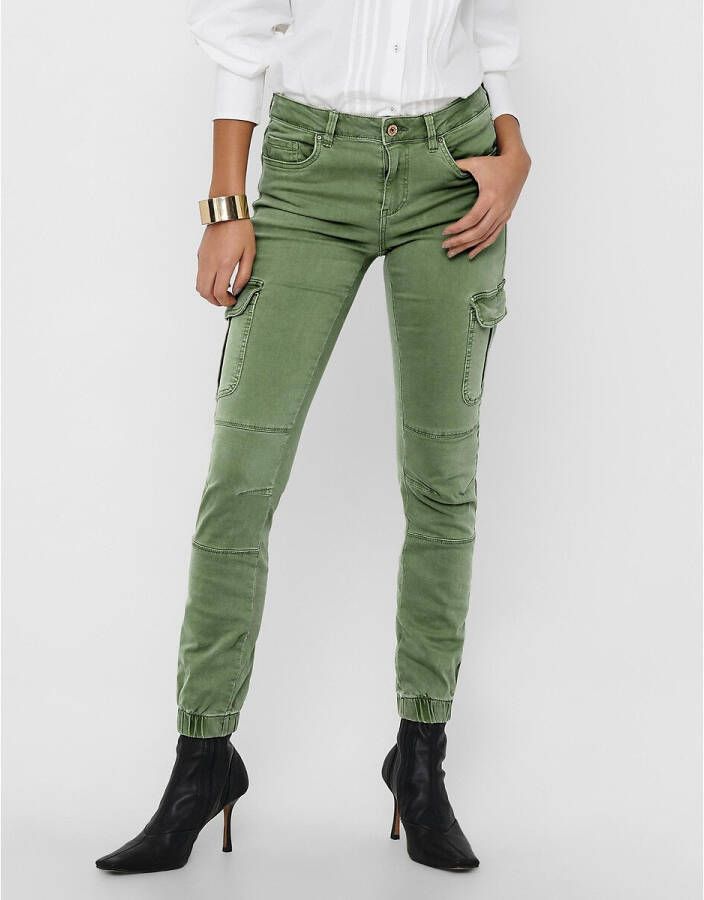 Only Onlmissouri Reg Ank Life Cargo broek , Groen, Dames