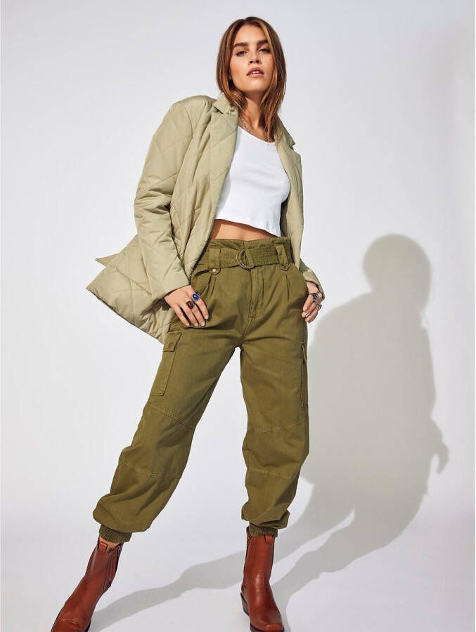 Only Broek high waist cargo