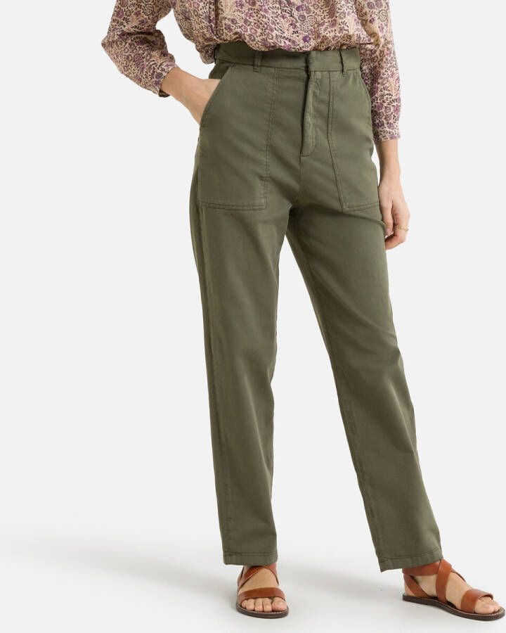 REIKO Wijde broek met hoge taille Aimy