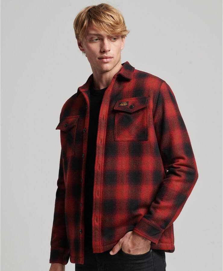 Superdry Vintage Miller Sherpa Lined Overshirt Heren