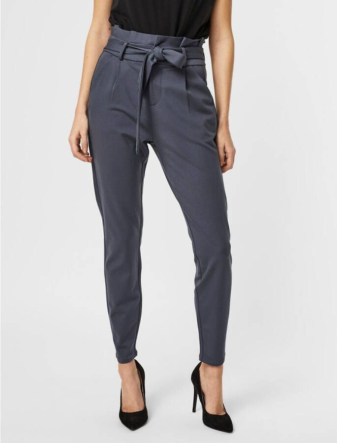 Vero Moda Broek high waist enkellange loose paperbag