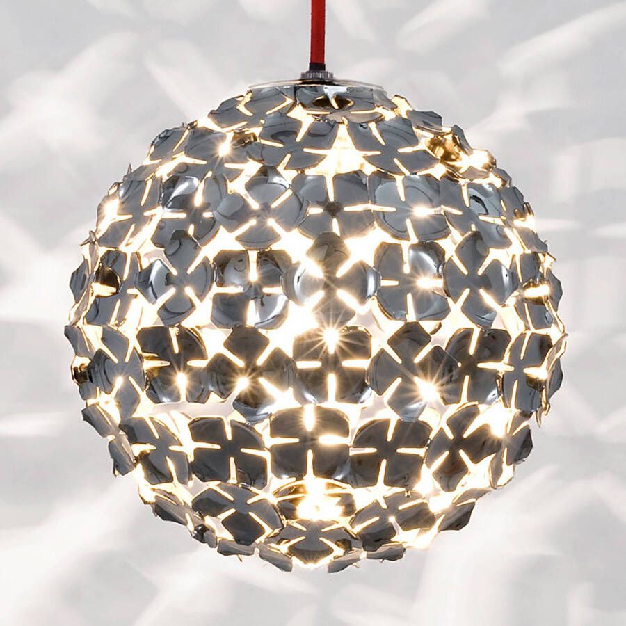 Terzani Ortenzia hanglamp met bloemendecoratie