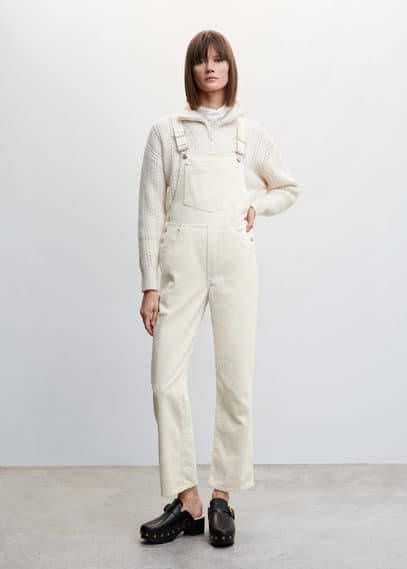 Mango Corduroy tuinbroek