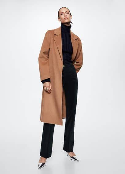 Mango Flared microcorduroy broek