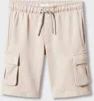 Mango Kids Bermuda met cargozakken